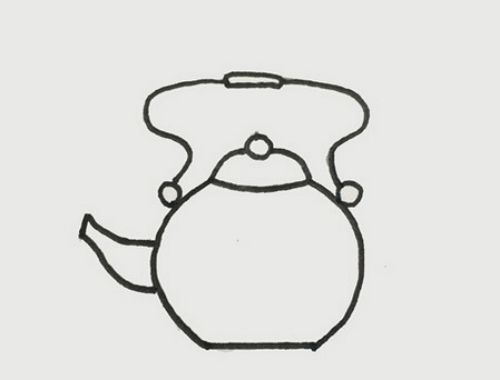 彩色立体茶壶简笔画怎么画 可爱茶壶简笔画绘画教学