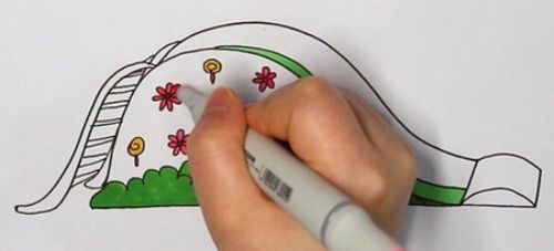 滑梯简笔画儿童画怎么画 幼儿园小朋友滑梯简笔画教程