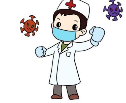 医生治疗病毒简笔画怎么画 简单又漂亮医生病毒简笔画教程