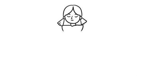 儿童小孩吃西瓜简笔画怎么画 可爱小孩吃西瓜简笔画画法