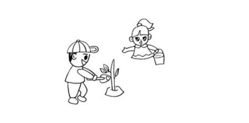 涂色劳动节简笔画教程画法 简单又漂亮劳动节简笔画怎么画-素描自学网 涂色劳动节简笔画教程画法 简单又漂亮劳动节简笔画怎么画