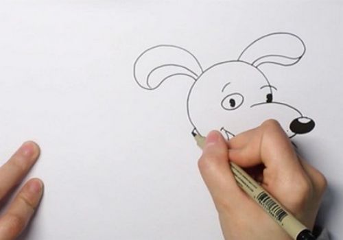 彩色小狗简笔画画法教学 可爱小狗简笔画怎么画