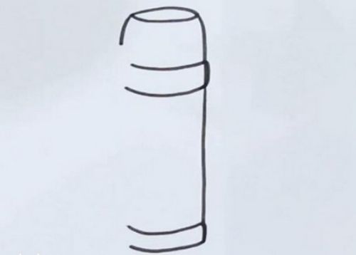 儿童可爱保温杯简笔画步骤图解 彩色简单保温杯简笔画怎么画