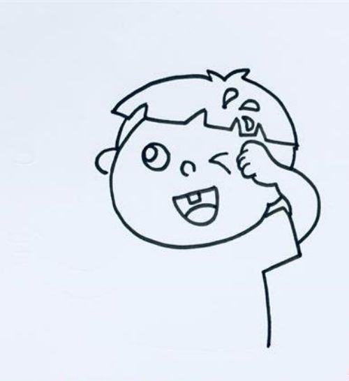 五一劳动节简笔画主题画怎么画 幼儿园五一劳动节简笔画步骤