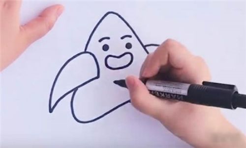 带颜色粽子简笔画教程画法 可爱卡通粽子简笔画怎么画