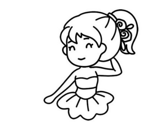 卡通公主花仙子简笔画绘画方法 小精灵花仙子简笔画怎么画
