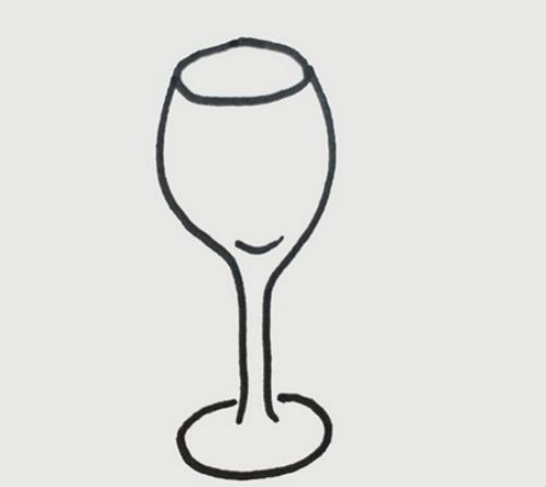 彩色红酒杯简笔画教学步骤 带颜色红酒杯简笔画怎么画