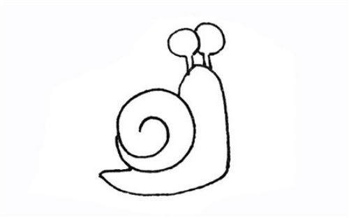 简单又漂亮小蜗牛简笔画怎么画 可爱卡通小蜗牛简笔画教程