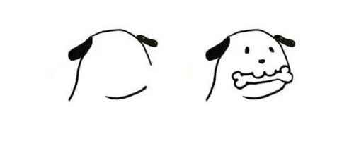 彩色可爱小狗简笔画步骤图解 简单又漂亮小狗简笔画怎么画