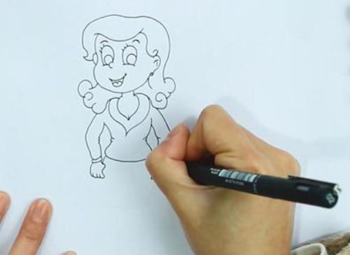 简单又漂亮妈妈简笔画绘画方法 卡通妈妈简笔画怎么画