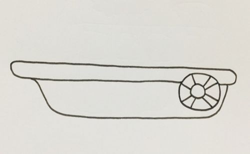 漂亮小艇的简笔画怎么画 威尼斯小艇简笔画儿童画步骤教程