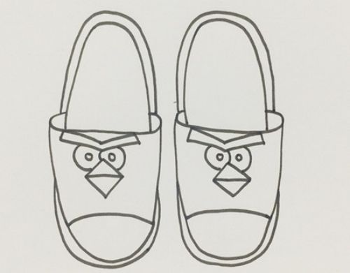 卡通彩色拖鞋简笔画怎么画 儿童拖鞋简笔画教学步骤