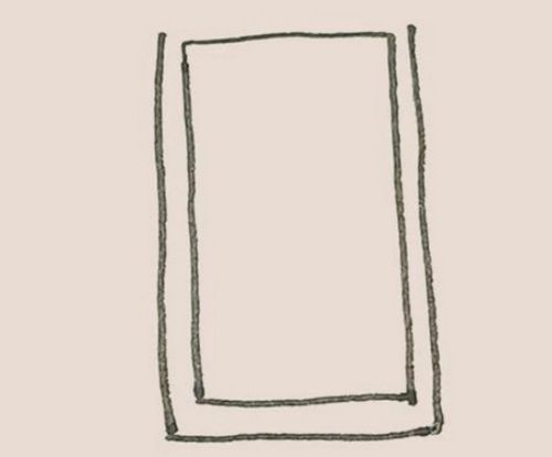 可爱镜子简笔画步骤教学 复古彩色镜子简笔画怎么画