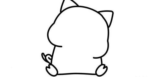 彩色小猪简笔画怎么画可爱呆萌小猪简笔画教学画法