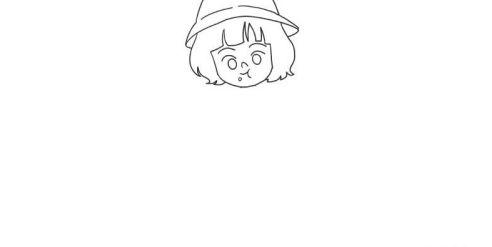 小女孩正在吃西瓜的简笔画怎么画 彩色西瓜小女孩简笔画教程