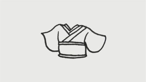 古风女汉服简笔画怎么画 简单又漂亮汉服简笔画图解教程