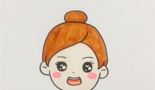 彩色小女孩简笔画画法教学 可爱又简单小女孩简笔画怎么画