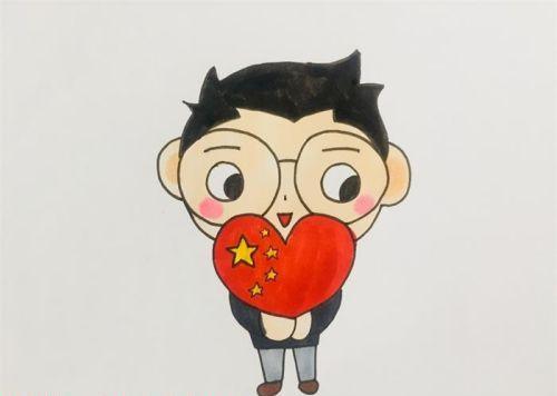 小学生幼儿爱国简笔画怎么画 简单又漂亮爱国简笔画步骤图解