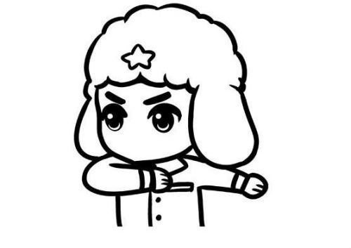 彩色雷锋简笔画怎么画 简单好看雷锋简笔画步骤教学