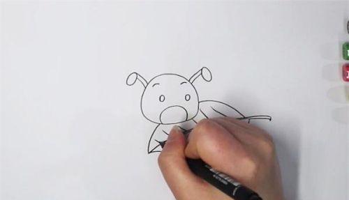 卡通儿童毛毛虫简笔画怎么画 彩色可爱毛毛虫简笔画图片大全