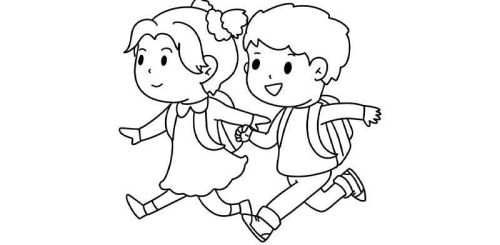 简单又漂亮小学生简笔画图片大全 彩色小学生简笔画教学图解