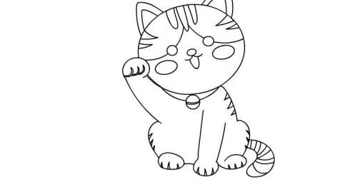 简单漂亮猫咪简笔画怎么画 卡通呆萌猫咪简笔画步骤图解