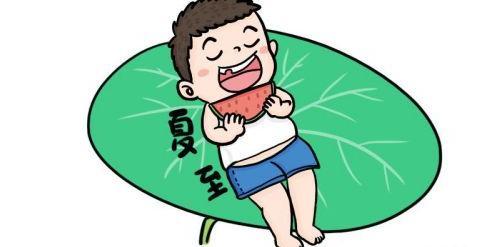 夏至儿童画怎么画  彩色简单夏至简笔画步骤