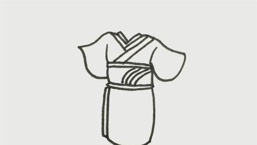 古风女汉服简笔画怎么画 简单又漂亮汉服简笔画图解教程
