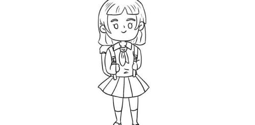 少先队员女孩简笔画怎么画 简单又漂亮少先队员简笔图片大全