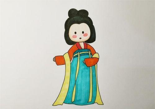 古装古代美女简笔画怎么画 简单又漂亮古代美女简笔画教学画法