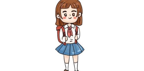 少先队员女孩简笔画怎么画 简单又漂亮少先队员简笔图片大全