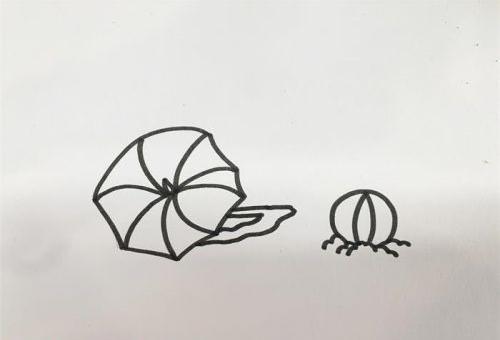 风景沙滩简笔画图片大全 海边彩色沙滩简笔画怎么画