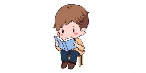 彩色小朋友读书简笔画怎么画 简单漂亮读书儿童简笔画教程
