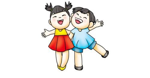 女孩小朋友简笔画教学带步骤 手拉手小朋友简笔画怎么画