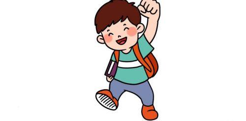 卡通彩色小男孩简笔画图片大全 可爱帅气小男孩简笔画怎么画