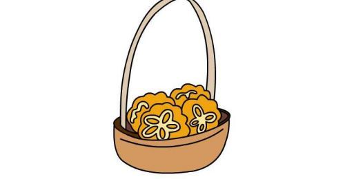 彩色简答月饼简笔画怎么画 可爱卡通月饼简笔画步骤教程