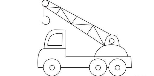 吊车简笔画儿童简笔画怎么画 吊车简笔画图片大全大图