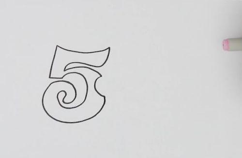 彩色数字520简笔画怎么画 简单520情人节简笔画图片大全