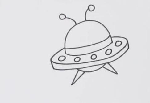 宇宙飞船简笔画儿童画步骤 彩色宇宙飞船简笔画怎么画