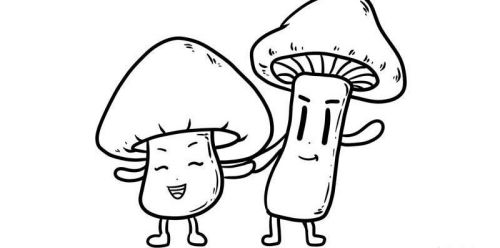 带颜色蘑菇简笔画怎么画 简单又可爱蘑菇简笔画图片大全