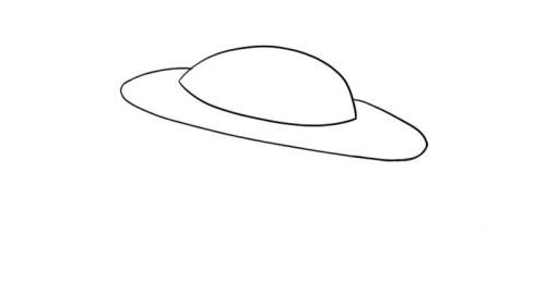 简单外星人飞碟简笔画怎么画 彩色外星人飞碟简笔画教学步骤