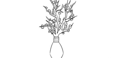 儿童古风花瓶简笔画怎么画 花纹彩色花瓶简笔画教程