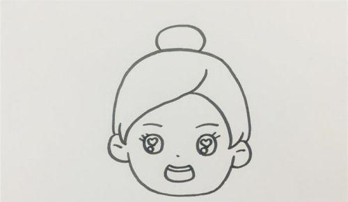 彩色小女孩简笔画画法教学 可爱又简单小女孩简笔画怎么画