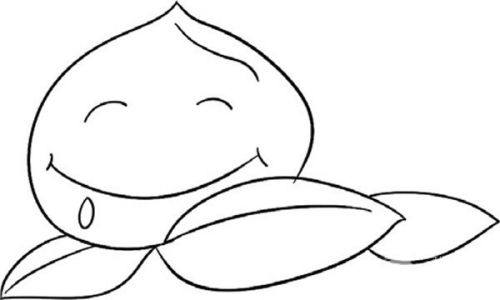带颜色桃子简笔画儿童画教程 彩色可爱桃子简笔画图片大全