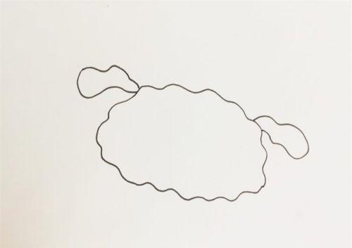 蜡笔小新宠物狗小白简笔画教学图解 简单蜡笔小新小狗小白简笔画怎么画