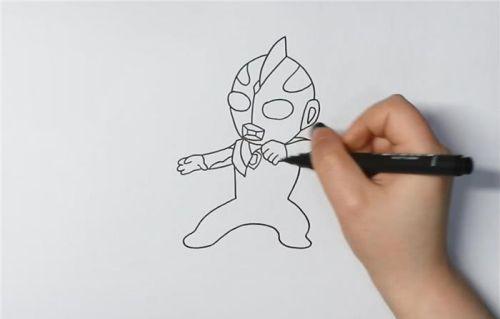 儿童奥特曼简笔画怎么画  彩色奥特曼简笔画图片大全