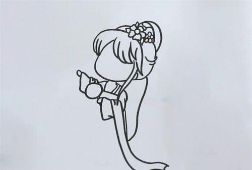 漫画古装美女简笔画教程讲解 简单又漂亮古装美女简笔画怎么画