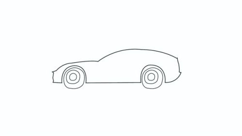 赛车跑车简笔画图片大全 彩色超级赛车跑车简笔画怎么画