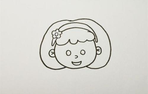 Q版可爱跳绳简笔画教程步骤 卡通简单小女孩跳绳简笔画怎么画