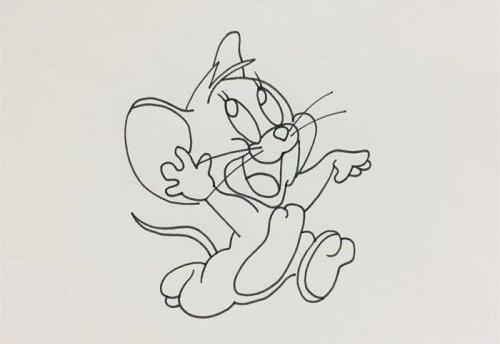 彩色场景猫和老鼠简笔画怎么画 带颜色猫和老鼠简笔画画法教学